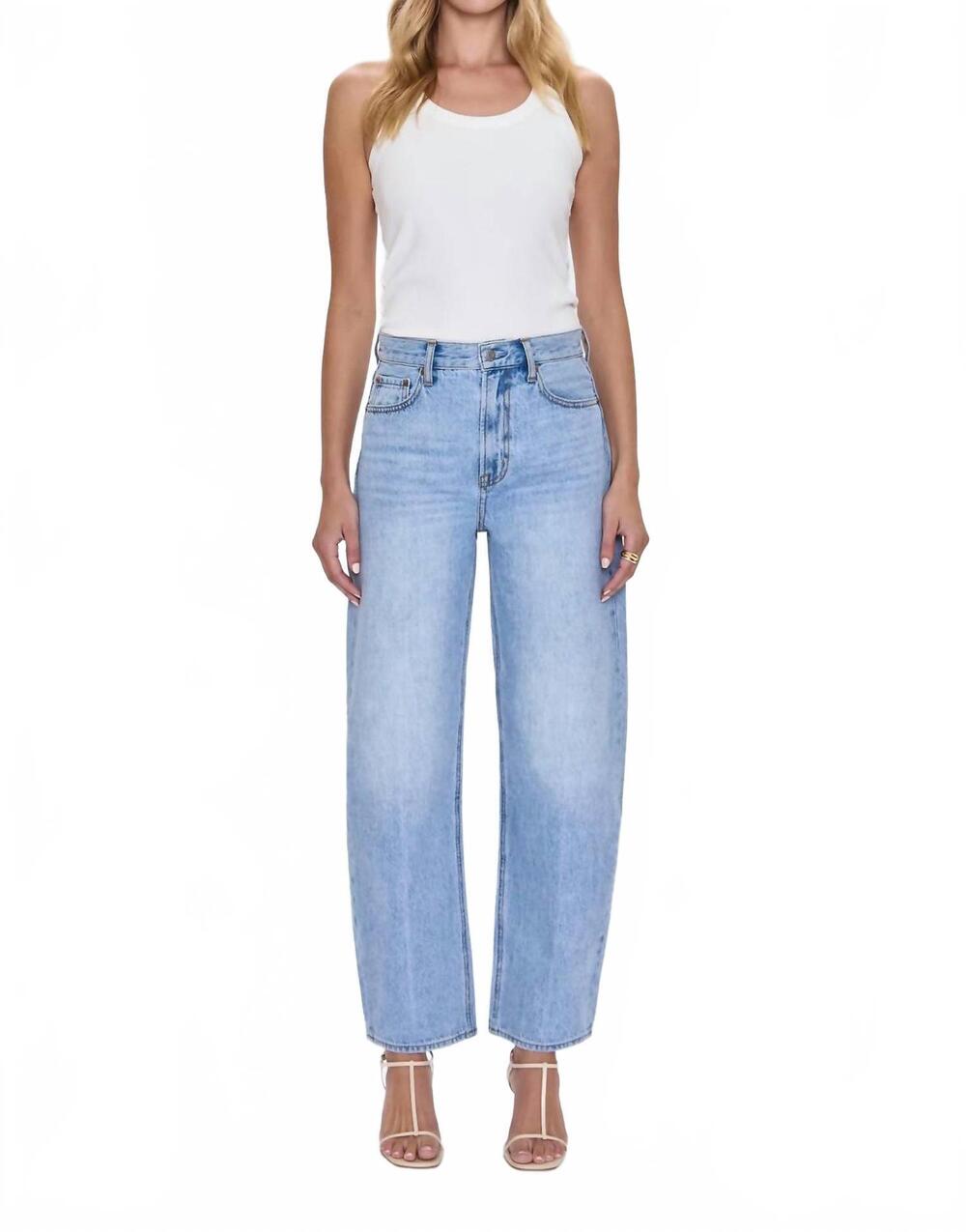 NEW PISTOLA wes barrel jeans in gaze